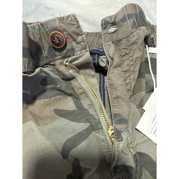 Men's Cargo Shorts Elastic Waist Multi Pocket Hiking Outdoor Camo Cotton Sz 40.. - Picture 11 of 16